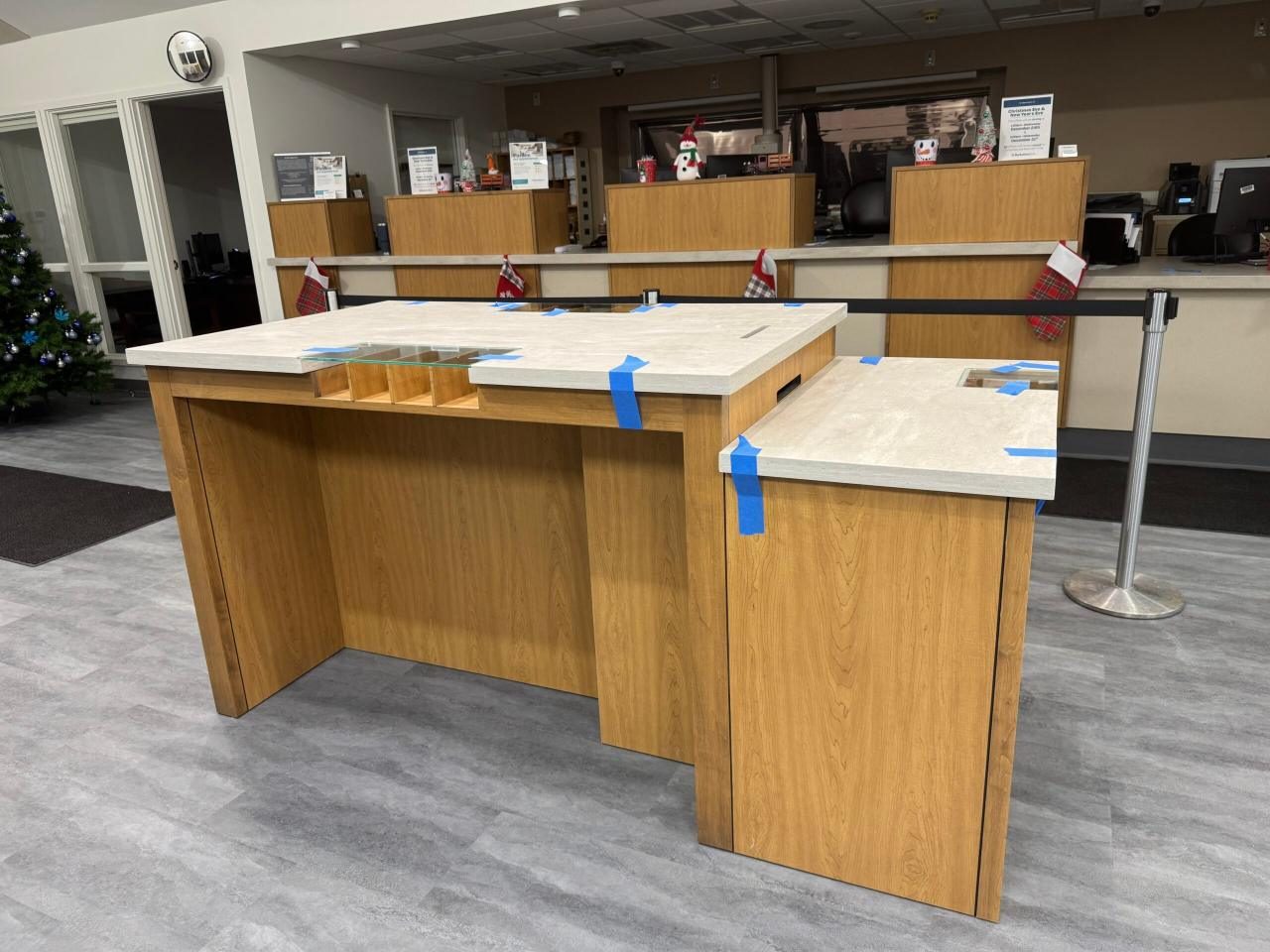 Teller line installation